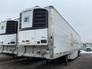 Image of a 2023 CIMC 53 foot reefer trailer for sale by Equify Financial.