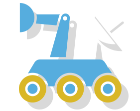 Machine tools icon: Satellite