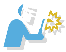 Machine tools icon: welder