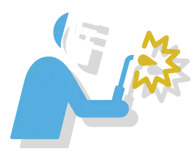 Machine tools icon: welder